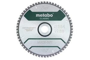 Metabo 628285000 circular saw blade, 25.4 cm, 1 pc.