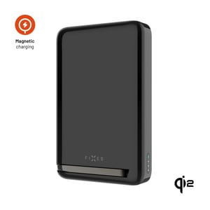 FIXED FIXZENMP-10-BK bank mocy Litowo-polimerowy (LiPo) 10000 mAh Bezprzewodowe ładowanie Czarny