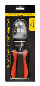Gembird T-WC-03 Cable Crimping Tool, Black, Red