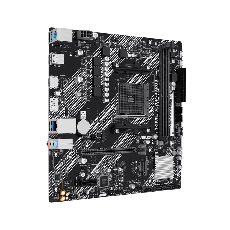 ASUS PRIME A520M-K ARGB AMD A520 Socket AM4 micro ATX