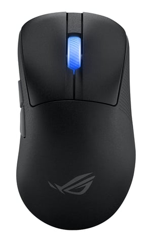 ASUS ROG Keris II Ace Wireless AimPoint Black Gaming-Maus Rechtshänder RF Wireless + Bluetooth + USB Typ A Optisch 42000 DPI
