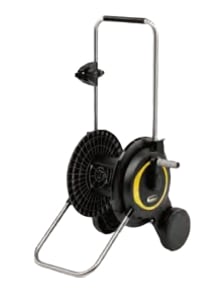Kärcher 2.645-363.0 Gartenschlauchaufroller mit Rolle Schwarz, Gelb