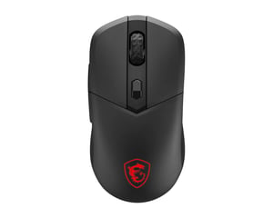 MSI VERSA 300 WIRELESS 8K Gaming Mouse, Ambidextrous, RF Wireless + Bluetooth + USB Type-A, Optical, 2600 DPI