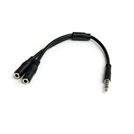 StarTech.com MUYHSMFF rozgałęźnik audio Czarny
