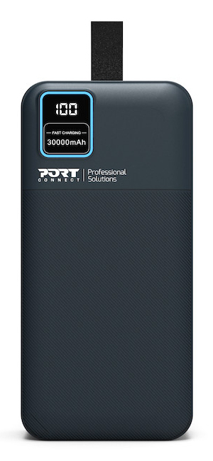 Port Designs 907003 bank mocy Litowo-polimerowy (LiPo) 30000 mAh Czarny
