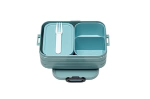 Rosti Mepal 107632192400 pojemnik na jedzenie Zestaw pudełek na lunch 0,9 l Kopolimer akrylonitrylo-butadieno-styrenowy (ABS), Polipropylen (PP), Termoplastyczny elastomer Zielony