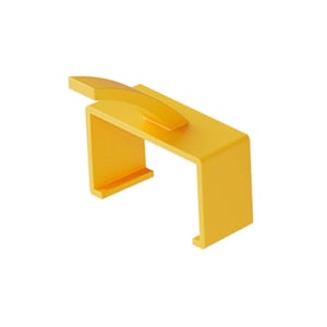 Lanview Clips för Slim & Bendable-serien, 20 st, gul, plast, 150 mm, 20 st.