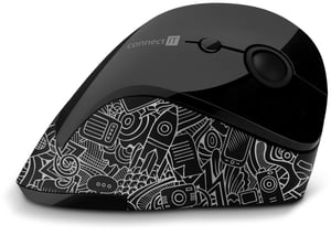 Connect IT CMO-2705-DD myszka Biuro Po prawej stronie RF Wireless 1600 DPI