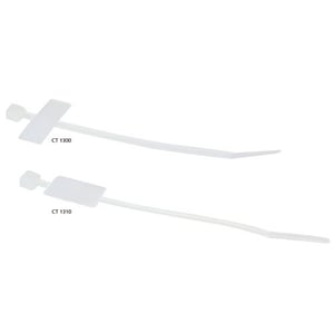ACT CT1300 Cable Tie Cable Tie with Parallel Entry White 100 pcs.