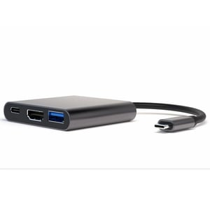 4smarts 468785 USB 3.2 Gen 1 (3.1 Gen 1) Type-C-dockningsstation, svart