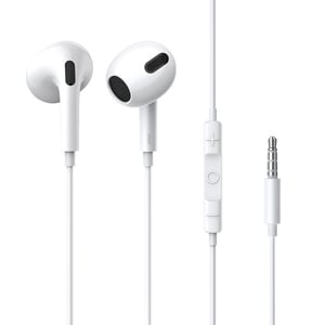 Baseus H17 Kopfhörer-Set, kabelgebunden, In-Ear, Telefonate/Musik, Weiß