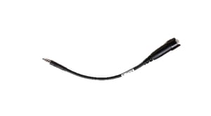 Zebra CBL-TC51-HDST35-01 3.5mm Audio Cable, Black