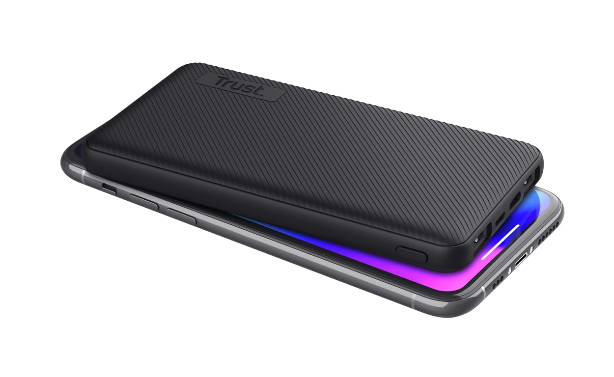фото Зовнішній акумулятор (павербанк) Trust Primo ECO 10000mAh Black (24678)