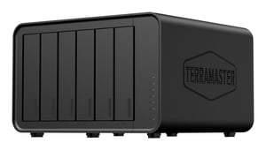 TerraMaster F6-424 MAX Desktop NAS Server Intel® Core™ i5 i5-1235U 8 GB DDR5 Black