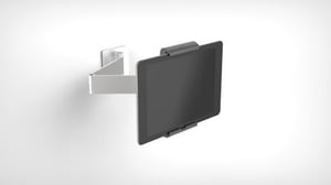 Durable 893423 Mount Active Mount for Tablet/UMPC, Silver