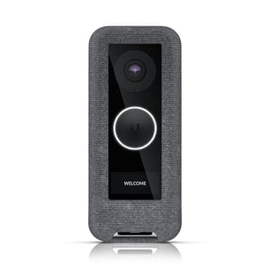 Ubiquiti G4 Doorbell Cover, Gray Fabric, Polycarbonate (PC), 1 pc.