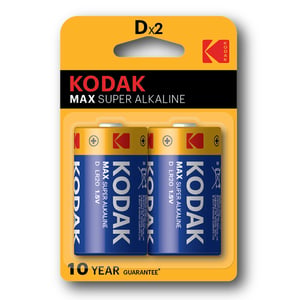 Kodak Max Super D Engångsbatteri Alkalisk