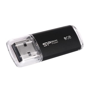 Silicon Power Ultima-II USB-Stick 8 GB, USB Typ A 2.0, schwarz