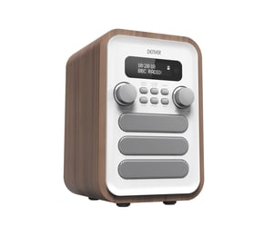 Denver DAB-48WHITE Personlig digital vit, trä