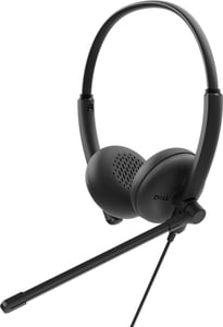 DELL WH125 Kopfhörer-Set, kabelgebunden, Kopfbügel, Büro/Callcenter, USB Typ A, schwarz