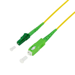 LogiLink FPSLS20 InfiniBand-/fiberoptisk kabel, 20 m, SC/LC, gul