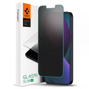 Spigen AGL03384 skärmfilter 17 cm (6,7") Smartphone Ramlöst integritetsfilter för skärmen 9H