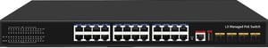 Cudy GS5024PS4 Managed L3 Gigabit Ethernet (10/100/1000) PoE Support Black