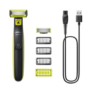 Philips Norelco OneBlade QP2824/10 rakapparat Folierakapparat Trimmer Grå, Limetta