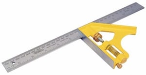 Stanley 2-46-028 Ruler, Stainless Steel, Yellow