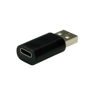 VALUE 12.99.2995 Adapter för USB Type-A- till USB Type-C-kablar, svart