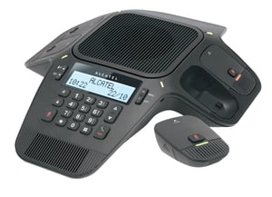 Alcatel Conference 1800 DECT-Telefon Name und Identifizierung des Anrufers Schwarz