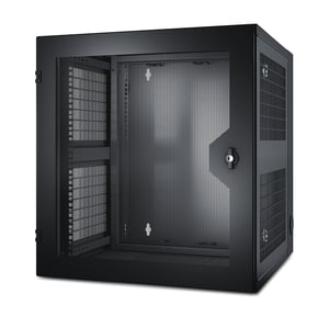 APC NetShelter WX 13U Väggmonterad skåp Svart