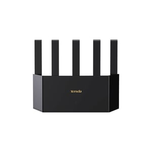 Tenda TX2L Pro trådlös Gigabit Ethernet-router med dubbla frekvensband (2,4 GHz/5 GHz) Svart