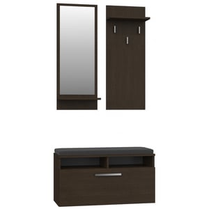 Topeshop GAR RIVA WENGE szafka przedpokojowe