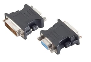 Microconnect MONBG przejściówka do kabli HD15 DVI-I 24+5Pin Czarny
