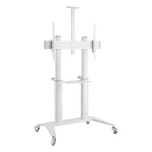 Techly ICA-TR49W multimediaställ, vitt, platt panel, multimediekort
