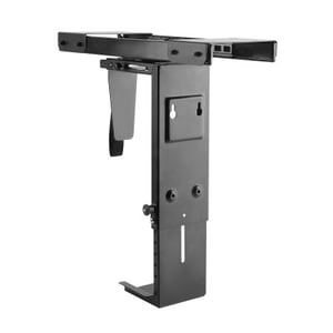Techly 102802 Computer Mount Under-Desk CPU Mount, Black
