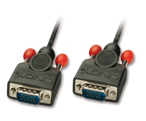 Lindy 5m HD15 VGA Cable (D-Sub) Black