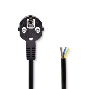 Nedis CEGL10700BK30 Power Cord, Black, 3 m, CEE7/7