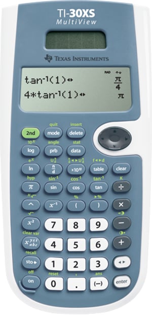 Texas Instruments TI-30XS MV kalkulator Desktop Kalkulator naukowy Niebieski