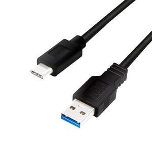 LogiLink CU0171 USB-Kabel USB 3.2 Gen 2 (3.1 Gen 2) 3 m USB-A auf USB-C 5 Gbit/s Schwarz