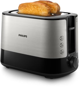 Philips Viva Collection HD2635/90 Toaster für 7–2 Tassen. Schwarz, Titan