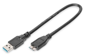 Digitus USB-A-zu-Micro-B-Verbindungskabel, 0,25 m