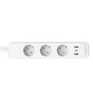 TP-Link Tapo P300(EU) smart eluttagslist med 3 nätuttag, 1,5 m, 3 2300 W, vit