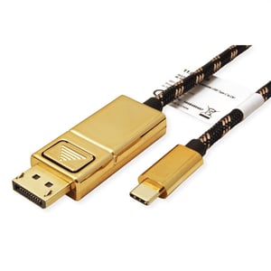 ROLINE 11.04.5848 Externe USB-Grafikkarte 4096 x 2560 px Schwarz, Gold