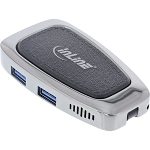 InLine 33272A huby i koncentratory USB 3.2 Gen 2 (3.1 Gen 2) Type-C 10000 Mbit/s Srebrny