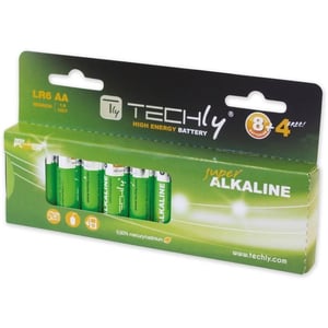Techly LR06 AA 1,5 V engångsbatteri, alkaliskt