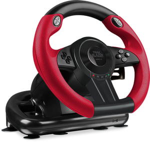 SPEEDLINK SL-450500-BK Gaming Controller Black USB Digital Steering Wheel for PC, PlayStation 4, PlayStation 3, Xbox One