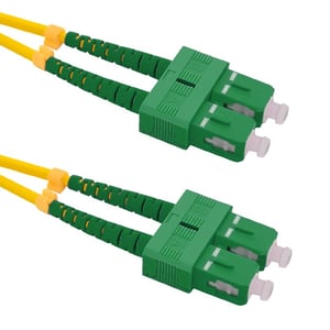 Qoltec 54007 InfiniBand/Fiber Optic Cable, 2 m, SC, Yellow