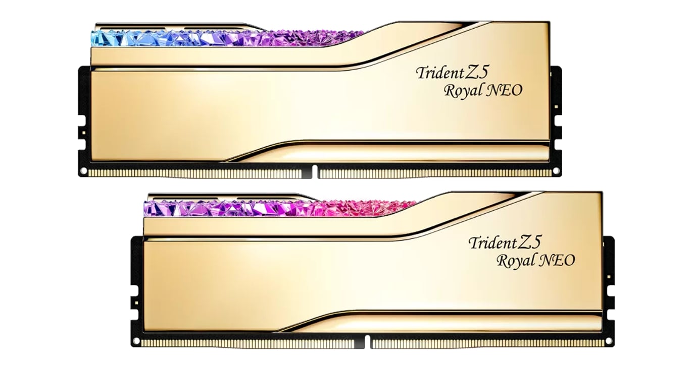 ●KING G G.Skill Trident Z5 Royal Neo RGB DDR5-6000 - 32GB - CL28 - Dual